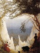 Caspar David Friedrich, Chalk Cliffs on Rugen